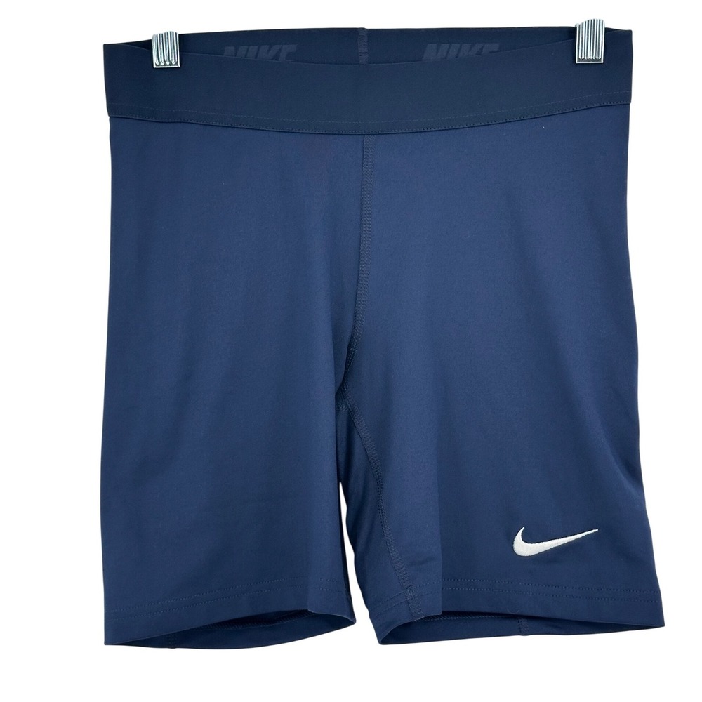 Nike Dri-FIT Pro Padded Sliding Shorts Navy Blue Small Womens Compression Base